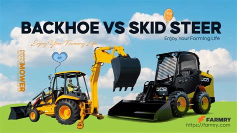 tractor vs skid steer for logging|skid steer vs backhoe.